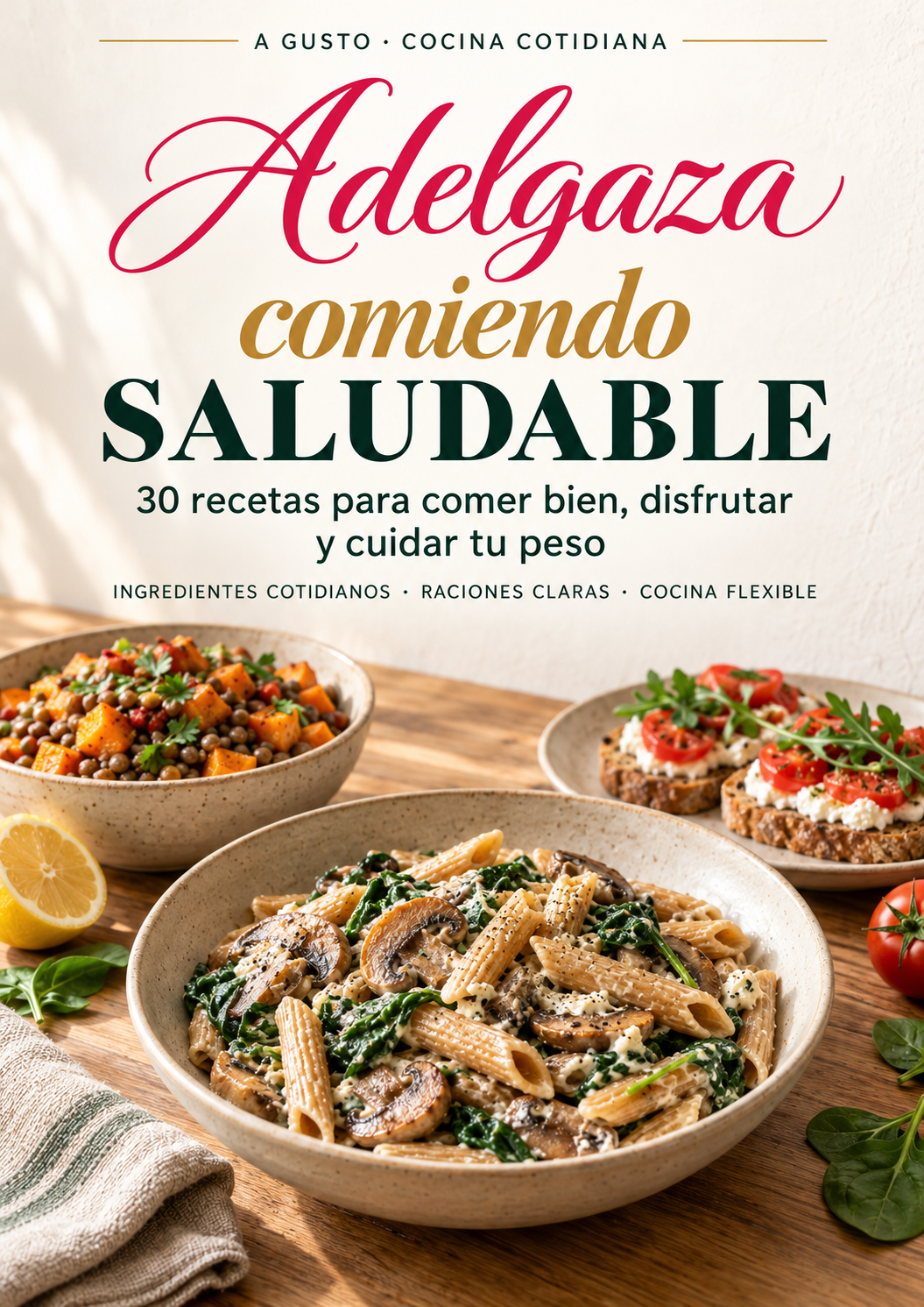 Adelgaza solo comiendo saludable