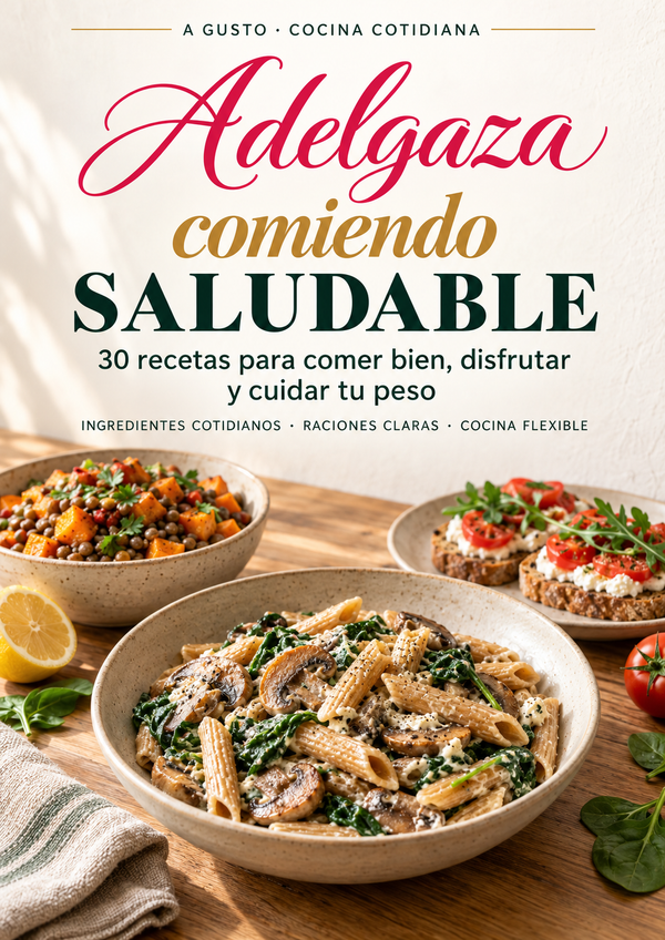 Adelgaza solo comiendo saludable