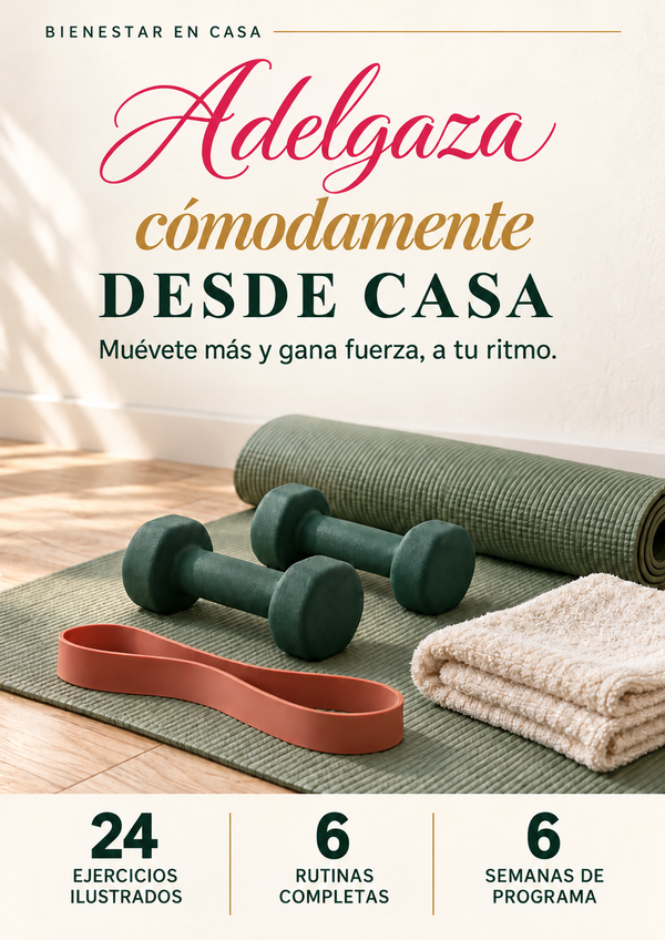 Adelgaza comodamente desde casa